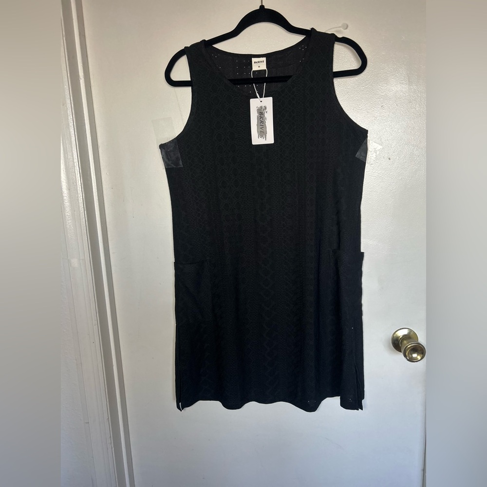 Bkrive Woman's Cover Up Beachy Vacation Cruise Tunic Tank‎ Top Size M